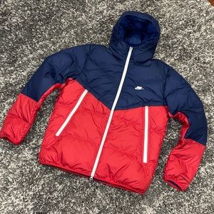 New NIKE Sportswear Storm-FIT Windrunner Down-Fill Hooded Jacket